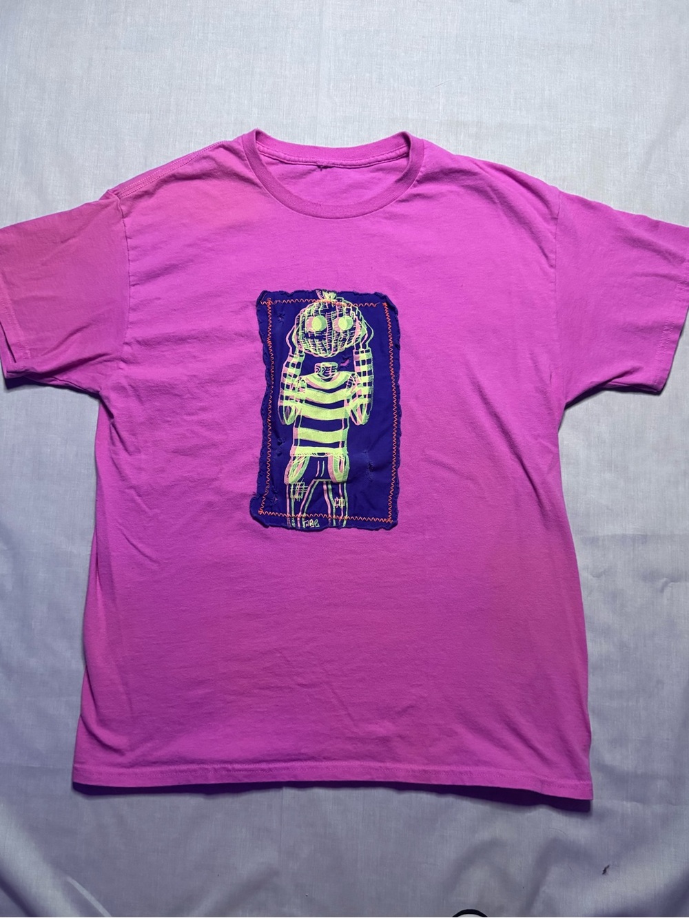 Hand Made Pumpkin Head T Shirt